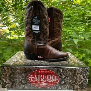 Laredo Cowboy Boots Women's Size 8M Maddie Round Toe Cowboy Boots Western